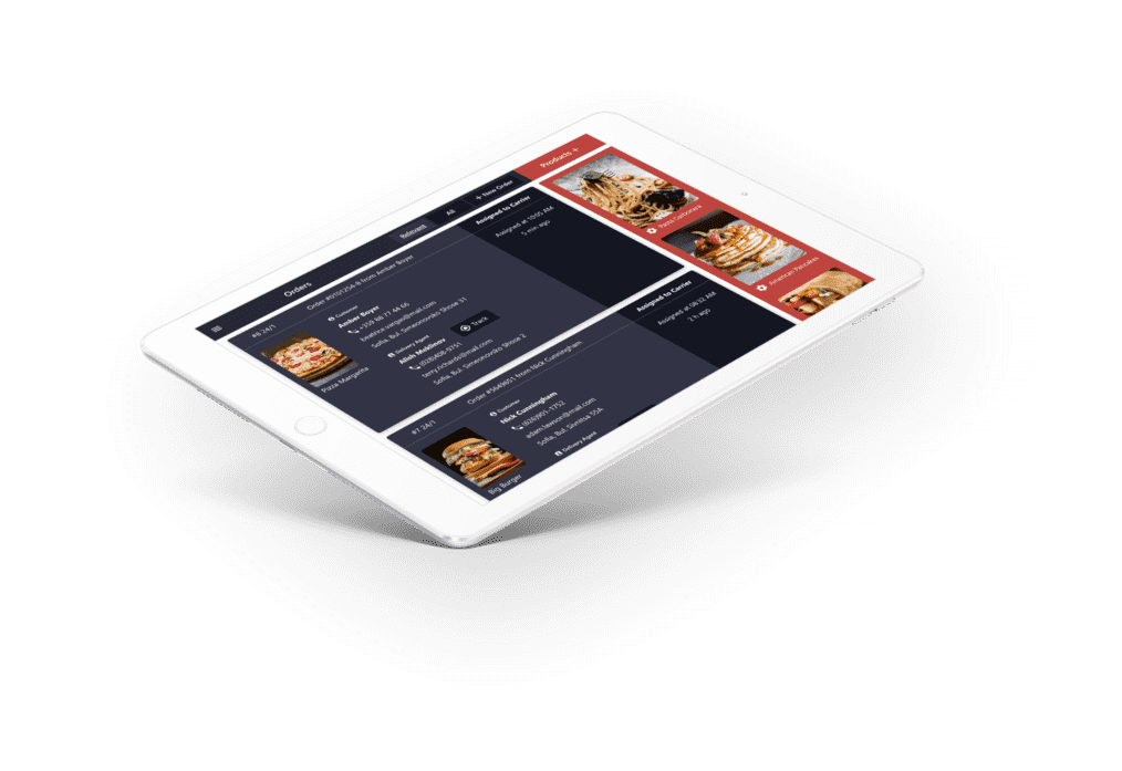 Merchant/Service provider Tablet app