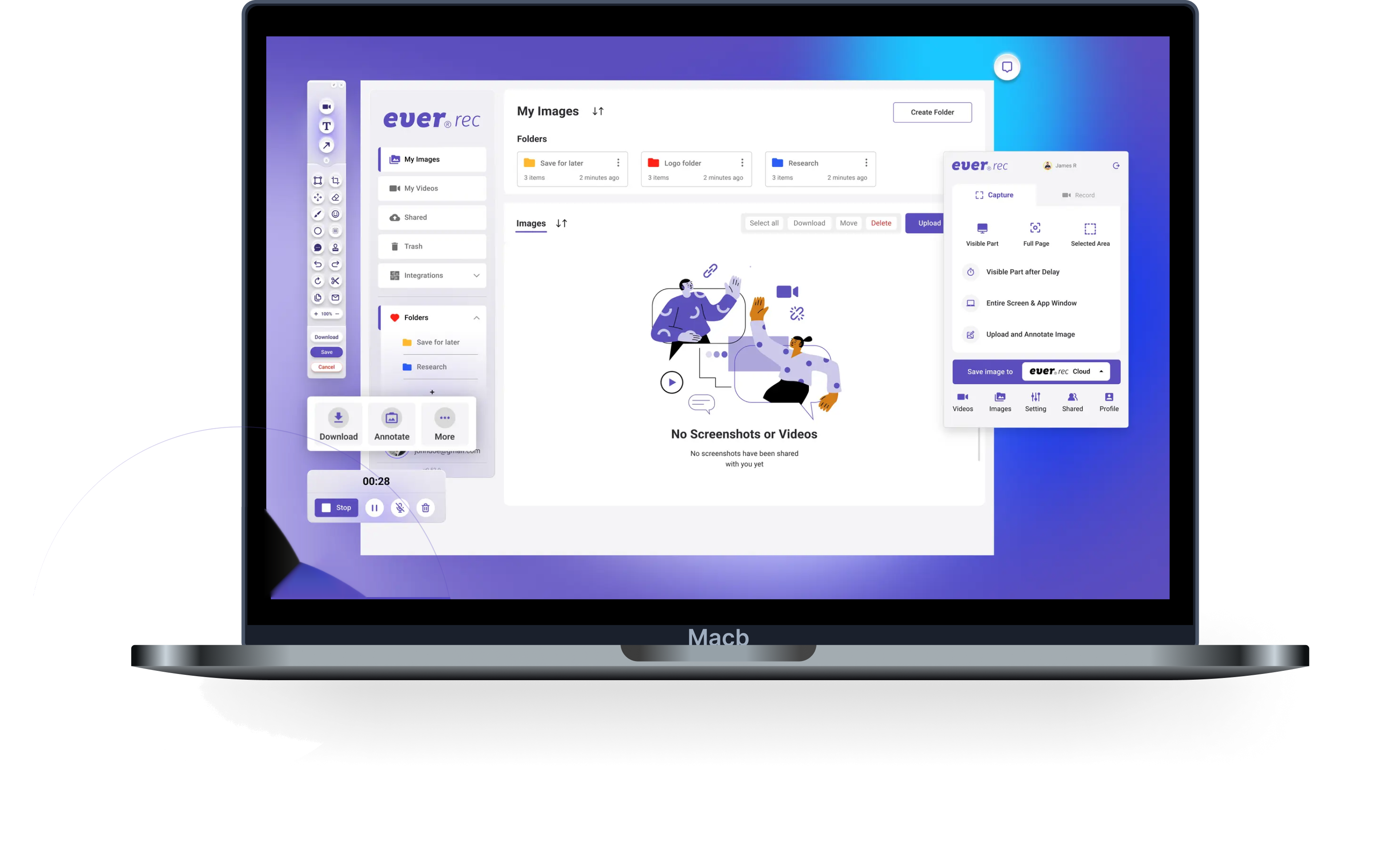 Want to Capture & Share your Screen? feature preview